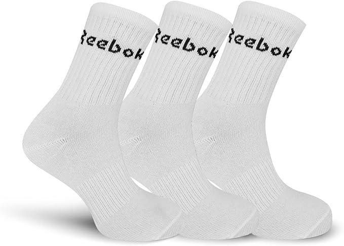 x3 calcetines reebok blancos