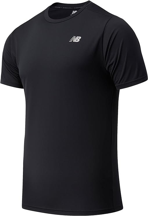 ropa fitness new balance cam manga corte core run